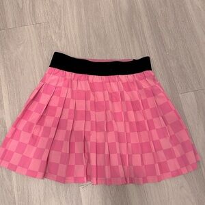 JoyLab Pink Checkered Pleated Skort Size XS Shorts w/ Pockets Barbiecore
A200